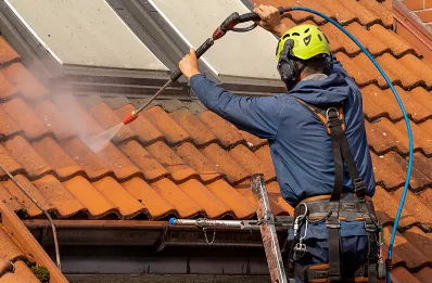 Démoussage et hydrofuge de toiture au Mesnil-Simon